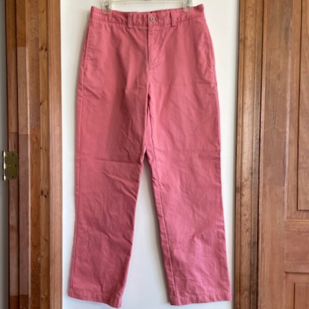 VINEYARD VINES Boys Straight Leg Breaker Pants Nantucket Red 18